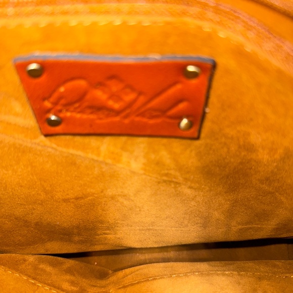 NWOT Patricia Nash Wilmslow Drawstring Bag Signature Map - Picture 8 of 14